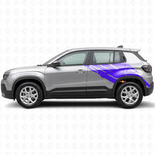 Modderspatten Grafische Zijvinyl Decal Kit voor Jeep Avenger 2023+_2