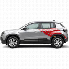 Modderspatten Grafische Zijvinyl Decal Kit voor Jeep Avenger 2023+_3