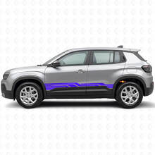 Verweven Strepen Zij Vinyl Sticker voor Jeep Avenger 2023+_2
