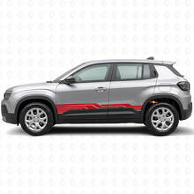 Verweven Strepen Zij Vinyl Sticker voor Jeep Avenger 2023+_3