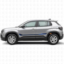 Racingstijl Zzijstrepen Vinyl Decal voor Jeep Avenger 2023+_2