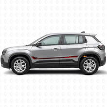 Racingstijl Zzijstrepen Vinyl Decal voor Jeep Avenger 2023+_3