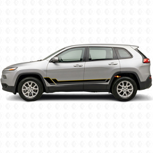 Twin Stripes Deur Vinyl Sticker Kit voor Jeep Cherokee KL 2013-2023_2