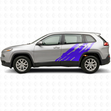 Modderspatgrafiek Zijkant Vinyl Decal voor Jeep Cherokee KL 2013-2023_2