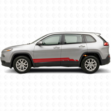 Gebogen Strepen Zij Vinyl Decal Kit voor Jeep Cherokee KL 2013-2023_3