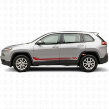 Honeycomb Strepen Zij Vinyl Decal voor Jeep Cherokee KL 2013-2023_3