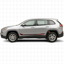 Racing stijl zijstrepen vinyl sticker voor Jeep Cherokee KL 2013-2023_3