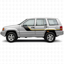 Twin Stripes zijvinylsticker voor Jeep Grand Cherokee 1993-1998_2