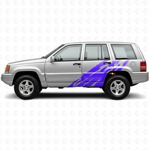 Modderspat Grafische Zijde Vinyl Sticker voor Jeep Grand Cherokee 1993-1998_2