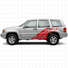 Modderspat Grafische Zijde Vinyl Sticker voor Jeep Grand Cherokee 1993-1998_3