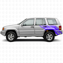 Modderspatten Grafiek Achterzijde Vinyl Decal voor Jeep Grand Cherokee 1993-1998_2
