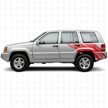 Modderspatten Grafiek Achterzijde Vinyl Decal voor Jeep Grand Cherokee 1993-1998_3