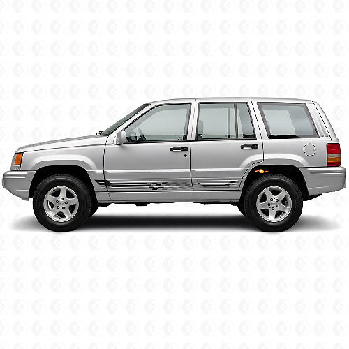 Vinkvlag Zijstrepen Vinyl Decal voor Jeep Grand Cherokee 1993-1998