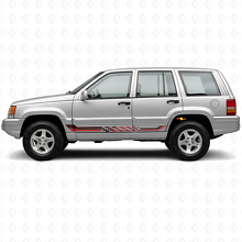 Vinkvlag Zijstrepen Vinyl Decal voor Jeep Grand Cherokee 1993-1998_3