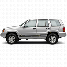 Gebogen Strepen Rocker Panel Vinyl Decal voor Jeep Grand Cherokee 1993-1998_2