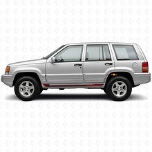 Racingstijl zijstrepen vinyl decal voor Jeep Grand Cherokee 1993-1998_3