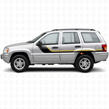 Twin Stripes Zijvinylsticker voor Jeep Grand Cherokee 1999-2004_2