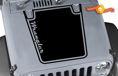 Jeep JK klassieke grafische motorkap sticker Sticker CJ YJ TJ JK Vinyl Sticker