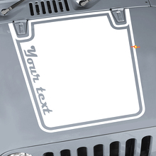 Blackout Graphic Motorkap Vinyl Sticker Voor Jeep Wrangler CJ YJ TJ JK_2