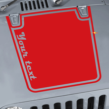 Blackout Graphic Motorkap Vinyl Sticker Voor Jeep Wrangler CJ YJ TJ JK_3