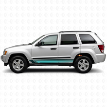 Vintage rechte strepen zijvinylsticker voor Jeep Grand Cherokee 2005-2010_2