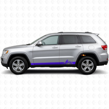 Mountains Style Strepen Zij Vinyl Sticker voor Jeep Grand Cherokee 2011-2021_2