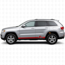 Mountains Style Strepen Zij Vinyl Sticker voor Jeep Grand Cherokee 2011-2021_3