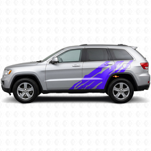 Modderspatprint Zijkant Vinyl Decal voor Jeep Grand Cherokee 2011-2021_2