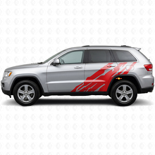 Modderspatprint Zijkant Vinyl Decal voor Jeep Grand Cherokee 2011-2021_3