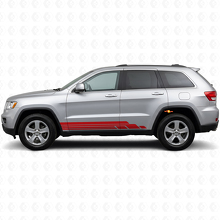 Gekromde Strepen Zij Vinyl Decal Kit voor Jeep Grand Cherokee 2011-2021_3
