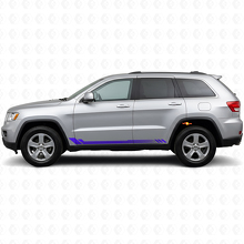 Honeycomb Strepen Zij Vinyl Decal voor Jeep Grand Cherokee 2011-2021_2