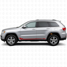 Honeycomb Strepen Zij Vinyl Decal voor Jeep Grand Cherokee 2011-2021_3