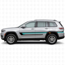 Triple Strepen Deurzij Vinyl Sticker voor Jeep Grand Cherokee 2021+_2
