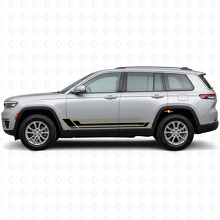 Twin Stripes Rocker Panel Vinyl Sticker voor Jeep Grand Cherokee 2021+_2