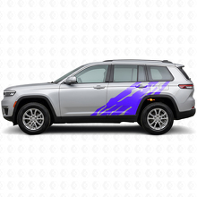 Modderspatten grafische zijvinylsticker voor Jeep Grand Cherokee 2021+_2