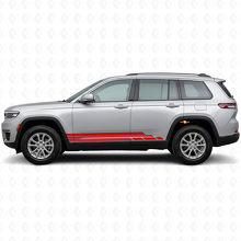 Gebogen Strepen Zij Vinyl Decal Kit voor Jeep Grand Cherokee 2021+_3