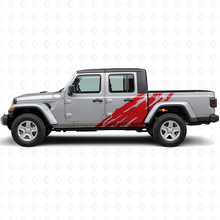 Modderspatgrafiek Zijkant Vinyl Decal voor Jeep Gladiator 2020+_3