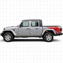 Modderspat Grafische Achterzij Vinylsticker voor Jeep Gladiator 2020+_3