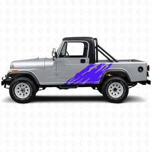 Modderspatten Grafische Zijvinylsticker voor Jeep CJ-8 Scrambler 1981-1986_2
