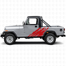 Modderspatten Grafische Zijvinylsticker voor Jeep CJ-8 Scrambler 1981-1986_3