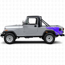 Modderspatgrafiek Achterzij Vinyl Sticker voor Jeep CJ-8 Scrambler 1981-1986_2