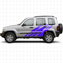 Modderspatgrafiek zijvinylsticker voor Jeep Liberty 2002-2012_2