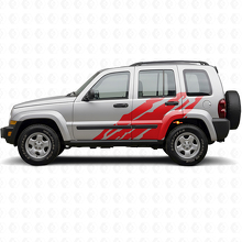 Modderspatgrafiek zijvinylsticker voor Jeep Liberty 2002-2012_3