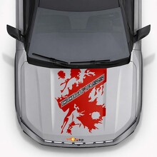 Mud Splash Stijl Motorkap Strepen Vinyl Decal voor Jeep Compass 2026_3