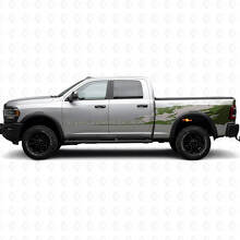 Aangepast Tekst Modderspat Zij Vinyl Decal Kit voor Dodge Ram 2013–2020_2