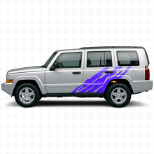 Modderspatten Grafische Zijfolie Sticker voor Jeep Commander 2006-2010_2