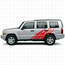 Modderspatten Grafische Zijfolie Sticker voor Jeep Commander 2006-2010_3