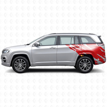 Modderspat Grafische Achterzij Vinylsticker voor Jeep Commander Meridian 2021+_3