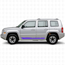 Gaasthema Bochtige Zijdelingse Strepen Vinyl Sticker voor Jeep Patriot 2007-2017_2