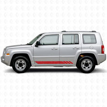 Topografische Stijl Strepen Zij Vinyl Decal voor Jeep Patriot 2007-2017_3